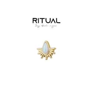 Almond Opal With Burst F136