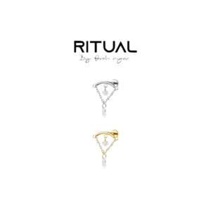 Single Chain Two Stones Dangle F136