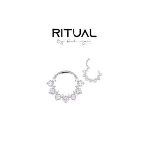 Square Stone Petals Clicker F136