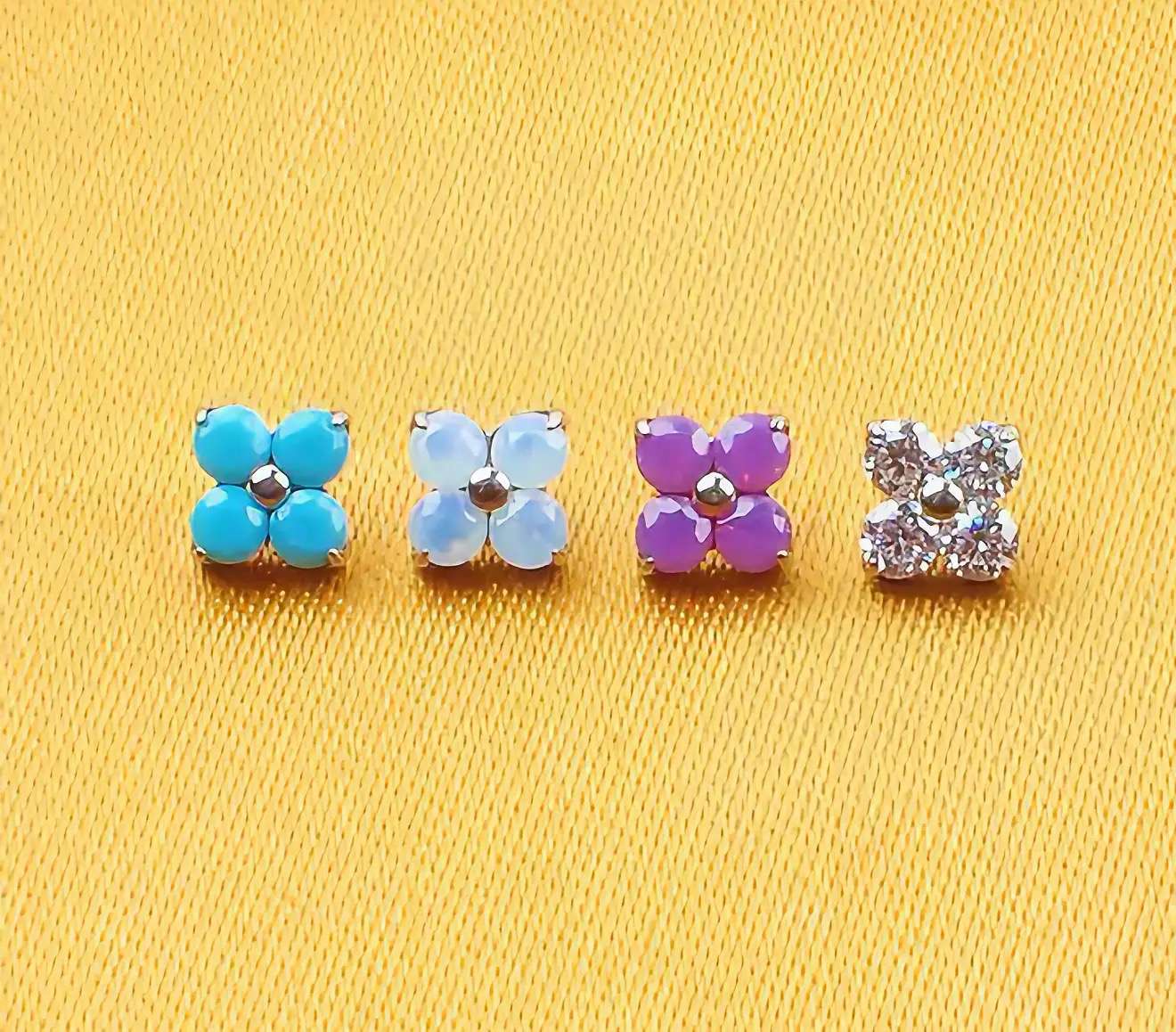 Four Petals Flower Small Coloured F136 - Image 11